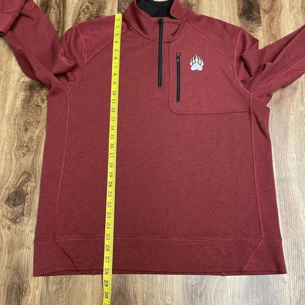 Alaskan Hardgear Shirt Mens Large Swing Dog 1/4 Zip Pullover Top Duluth Trading - Picture 4 of 6